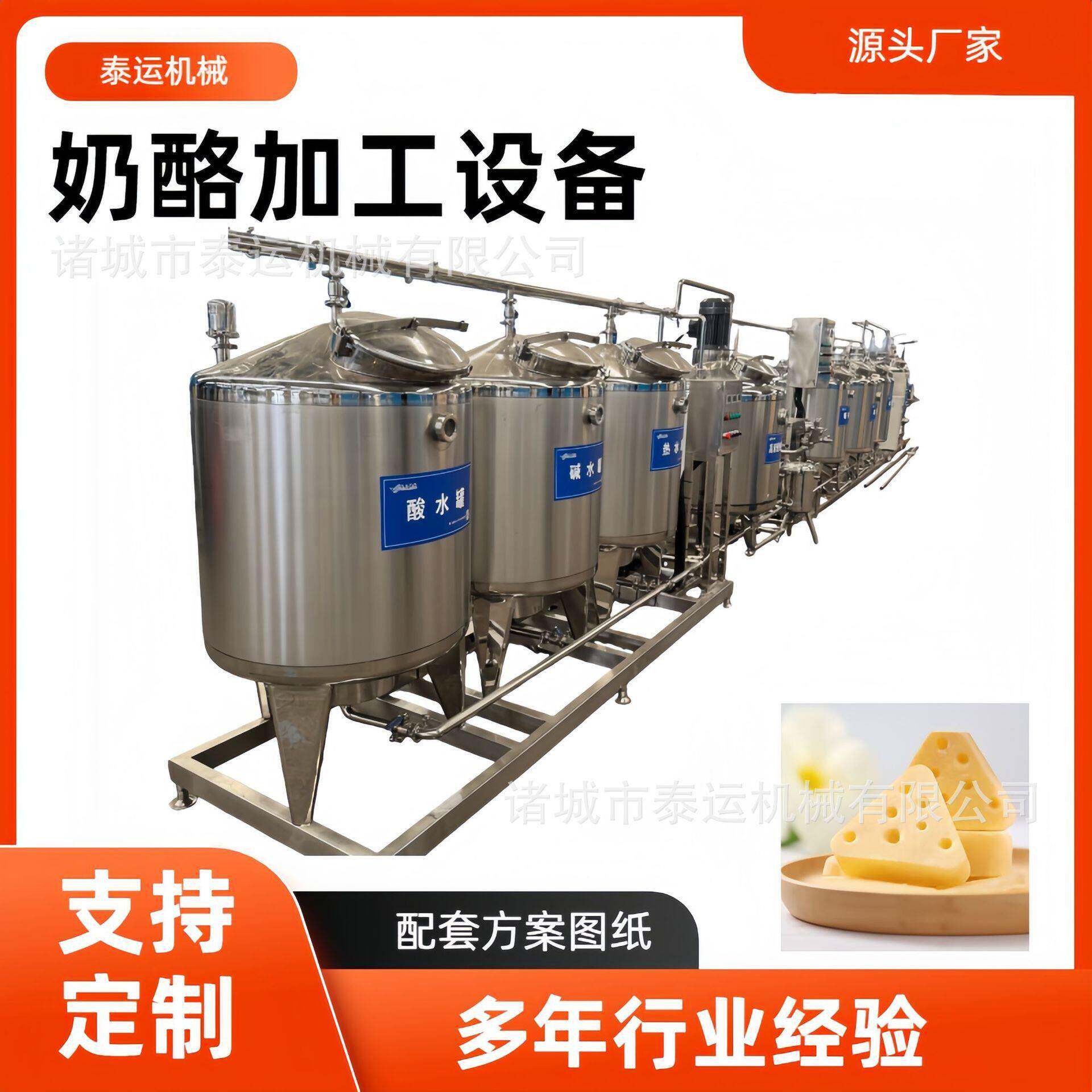 巴马干酪加工生产线全自动奶皮子加工设备炼乳奶皮子奶酪生产机械