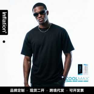 inflation男装|COOLMAX深呼吸运动T恤春夏跑步训练凉感透气短袖t