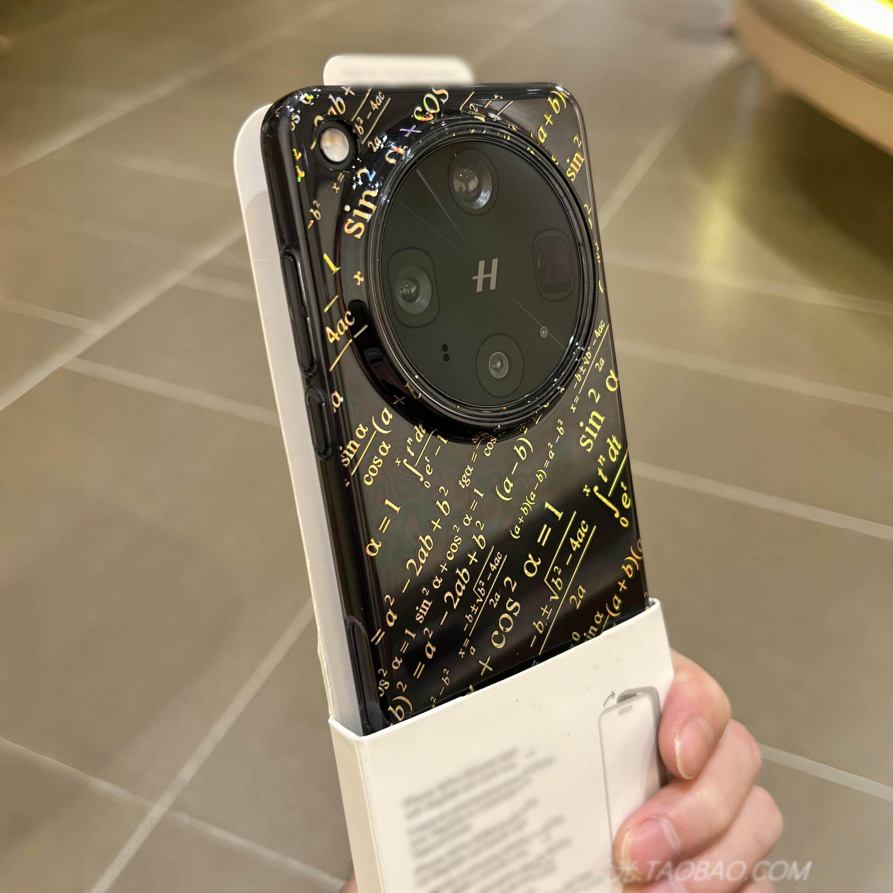 个性创意烫金数学函数公