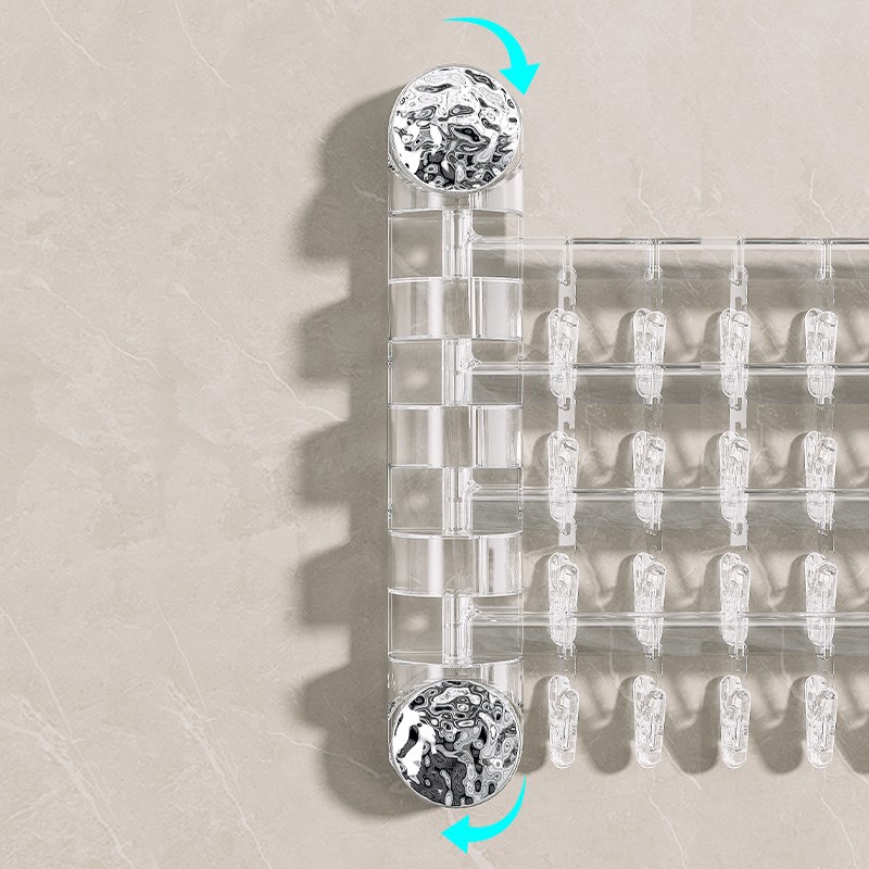 阳台折叠多功能晒袜子神器吸盘袜子晾晒架夹袜子内T衣晾衣架多夹