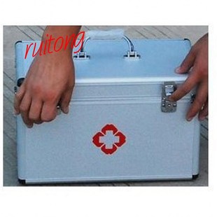 加厚铝合金出诊h箱/家用医药箱18寸16寸14寸11寸9寸急救箱 保健箱