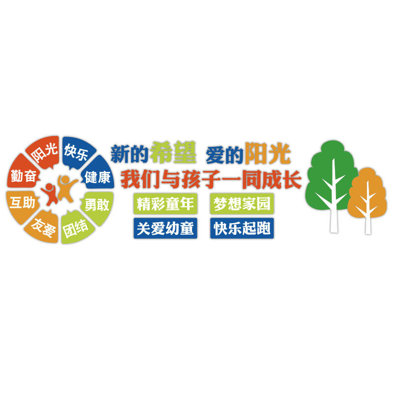 幼儿园墙面装饰环创主题半成品材C料托管班教室文化布置楼梯走廊,家居饰品,文化墙贴,淘宝优惠券,粉丝福利购,淘宝优惠卷