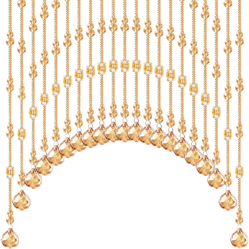 房门专用珠帘门帘新款葫芦水w晶隔断客厅玄关卫生间卧室帘子门对