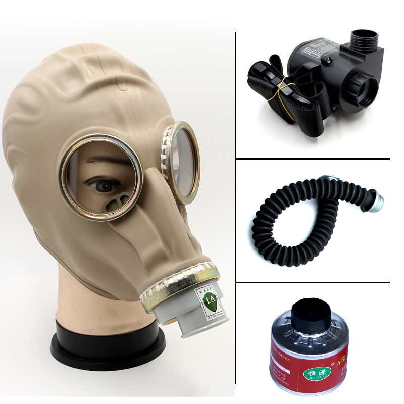 便捷全面罩电动送风供气呼吸器皮脸面具球形防毒全面W具煤矿半面