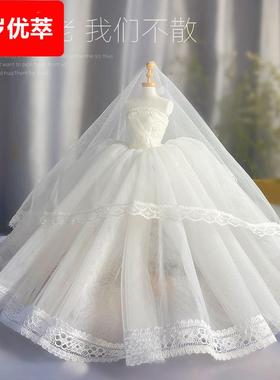 闺蜜同学情人节生日18岁成年礼品婚纱模型女孩展示柜家居装饰摆件