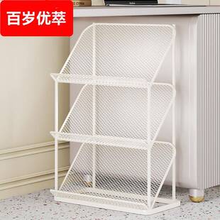 架办公室鞋 柜出租房用简易铁艺鞋 架 架子家用门口玄关多层小窄鞋 鞋