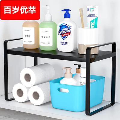 卫生间柜子分层架浴室柜隔板下水槽单层置物架橱柜收纳厨房厨柜内