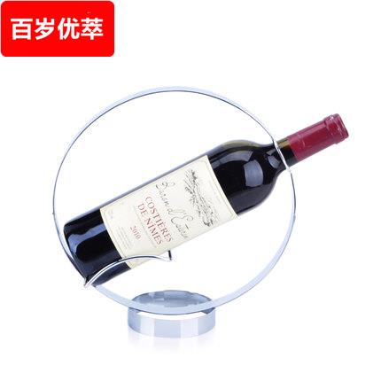 包邮新款圆形红酒架金属酒架创意红酒吧台酒架欧式葡萄酒架红酒具