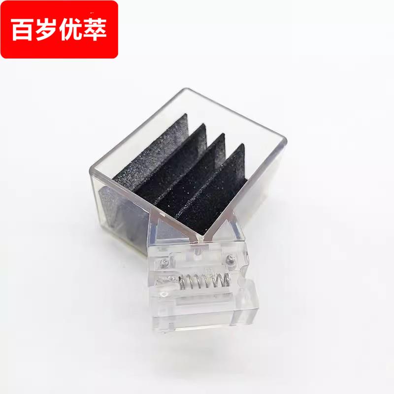 画眉鸟磨嘴器修飞嘴峰钩沙杯磨砂鸟配件塑料透明食罐鸟食杯食盒