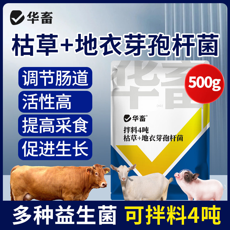 华畜活性益生菌兽用猪牛羊鸡鸭用枯草地衣芽孢杆菌调节肠道促消化,畜牧/养殖物资,饲料添加剂,淘宝优惠券,粉丝福利购,淘宝优惠卷