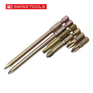 瑞士PB进口十字批头加长电动螺丝刀头J电钻起子头冲击风批嘴加长