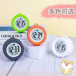 电子表学生小闹钟闹钟温度检测C起床耐用宿舍桌面床头摆件可爱