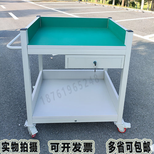 防静电可移动工作台手推车操作台工具物I料车车间维修台学校实验