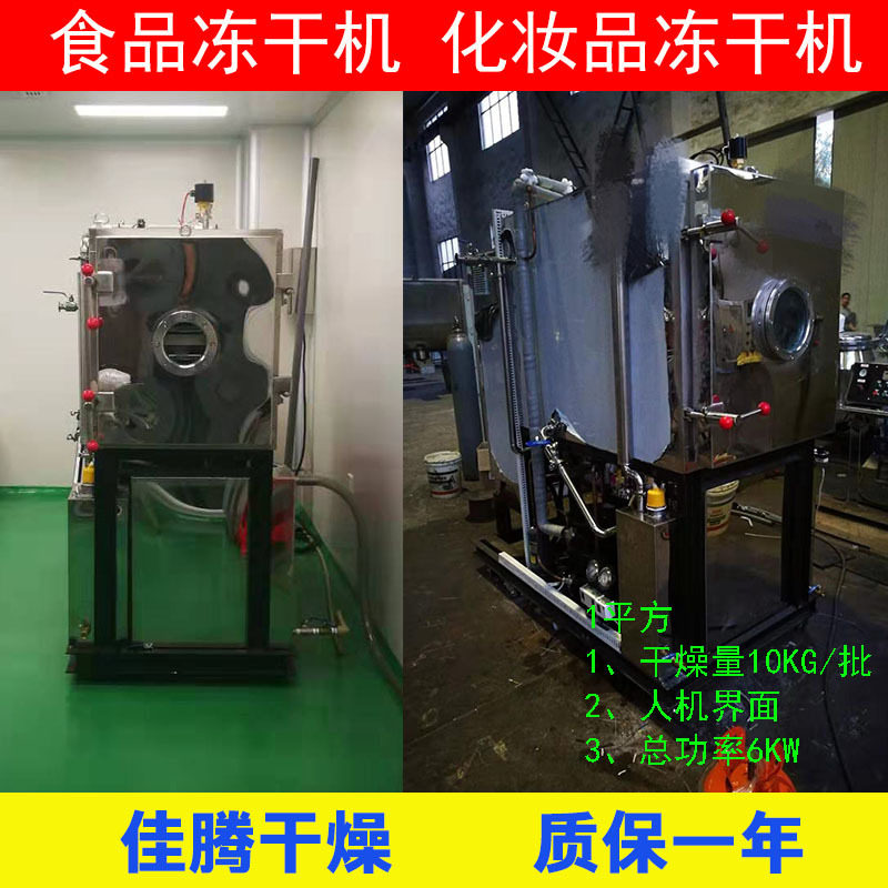 5平米的双孢磨菇冻干机 绿芦笋真空冷冻干燥机 红甜椒冷冻干设备