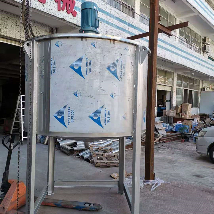 颗粒加液体搅拌机全不锈钢搅拌罐变频分散搅拌机1吨液体搅拌机