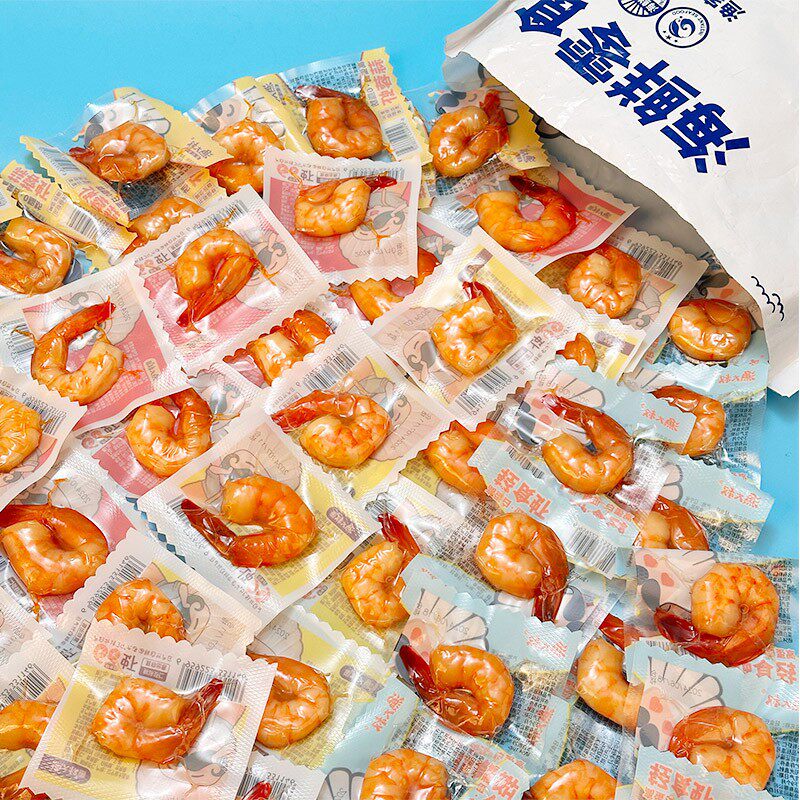 渔大叔大连特产即食虾仁海鲜虾肉即食儿童孕妇零食虾干虾仁即食