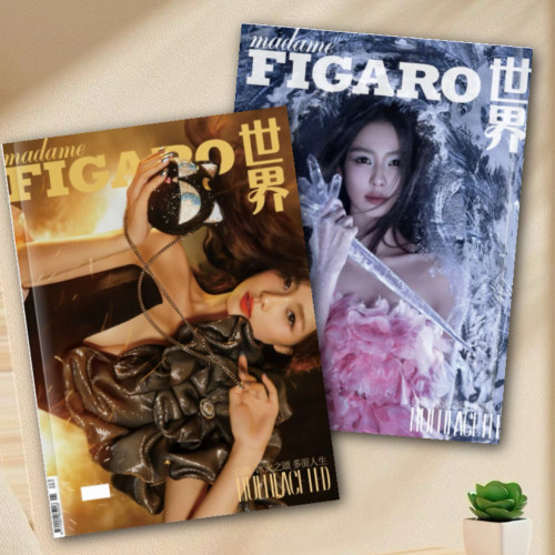 白鹿Figaro费加罗世界杂志写真集册相册送闺蜜生日