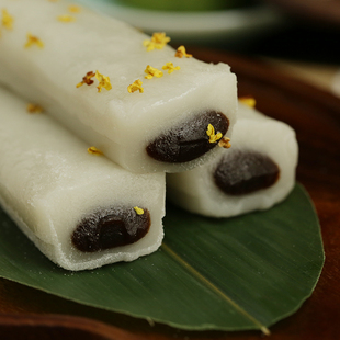 刘瑞斋旗舰店 桂花条头糕5条装紫薯抹茶豆沙味糯叽叽米果景区同款