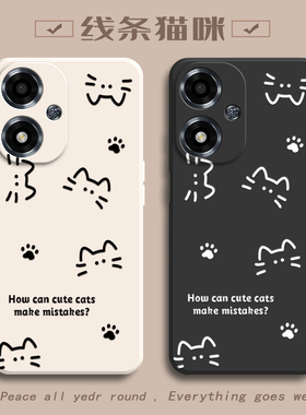 适用PJU110手机壳OPPOPJU110套OPPO型号OPP0PP0PPO新款OPPJU电镀壳OPOPPJU全包OPPOA2m防摔MPJU女INS简约猫咪