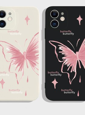 蝴蝶素描适用oppoa1pro手机壳A8新款a7软a3磨砂a1活力版a5薄a1x防摔a11s男a9女a9x全包a6硅胶a11x潮pro套a2m
