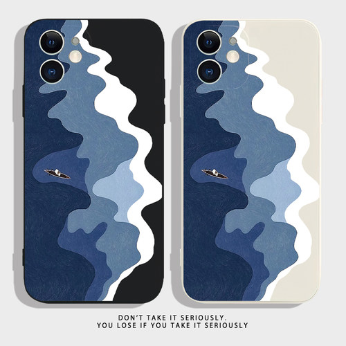 文艺泛舟适用vivoy500手机壳y300新款y200pro男y100t女y97潮y93s个性y76文字y85高级感y83a全包y78防摔m简约+