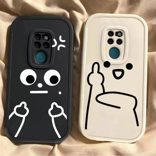 搞怪表情适用华为Mate20手机保护壳mete2o保护套mt20X新款m20pro外壳meta魅特mαte美特meite液态硅胶hma一al