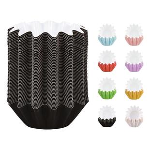 纸质融蜡衬纸托垫香薰防漏纸托盘耐高温可重复使用加厚款 50只装