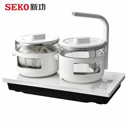 新功全自动上水电热水壶智能玻璃烧水壶家用茶台嵌入式电茶炉G38