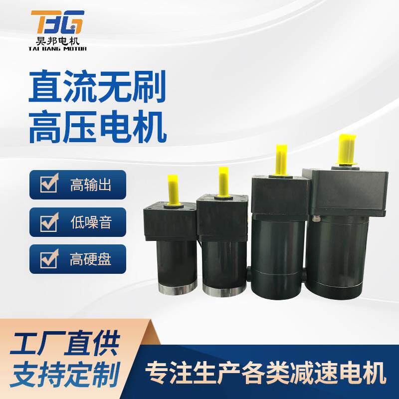 供应直流高压减速电机替代交流调速电机高压220V无刷齿轮减速马达
