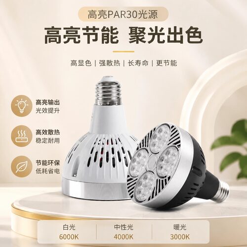 超亮LED服装店PAR30轨道射灯