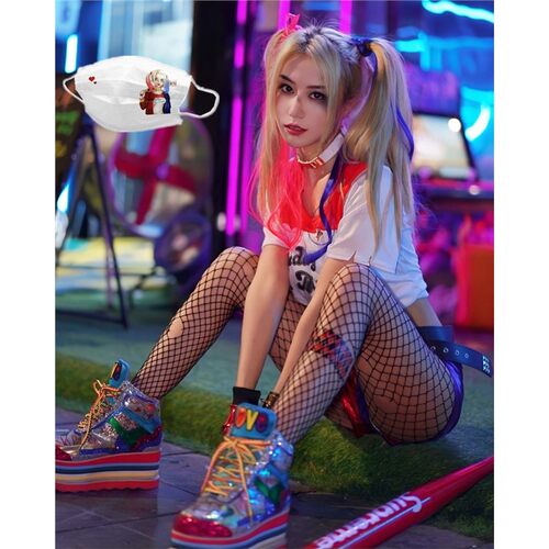 表演儿童女装Harley儿童节服Quinn服装女亲子装服装COS服小丑