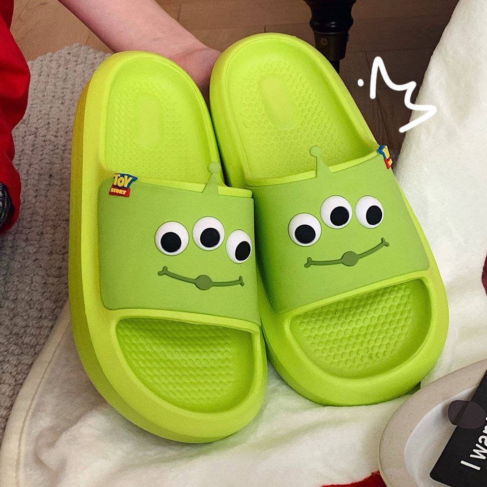 防滑亲子拖鞋男玩具总动员时尚仔家用潮酷凉拖鞋软厚底女夏季三眼,女鞋,一字拖,淘宝优惠券,粉丝福利购,淘宝优惠卷