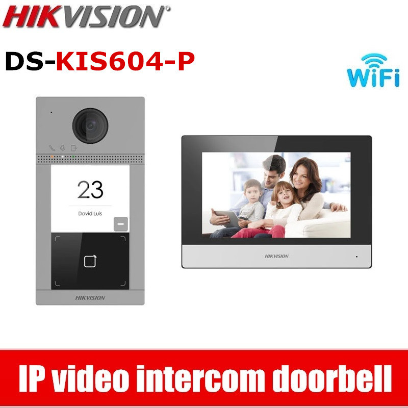 海康门铃 hikvision IP video intercom doorbell DS-KIS604-P