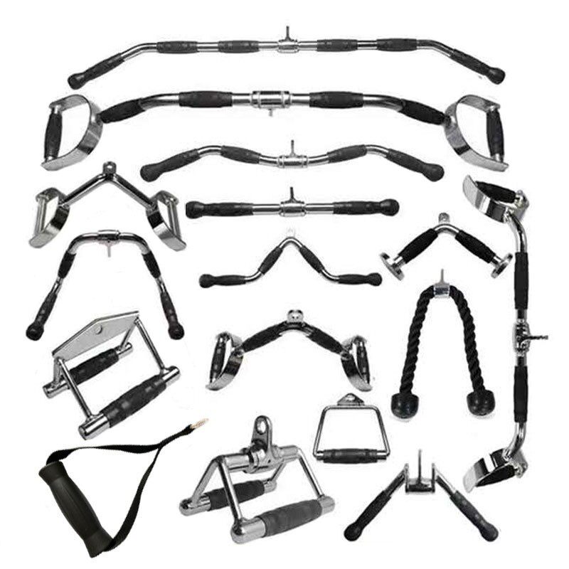 Vt型把手大小飞鸟划船高位下拉把手拉背杆龙门架健身器材机械配件