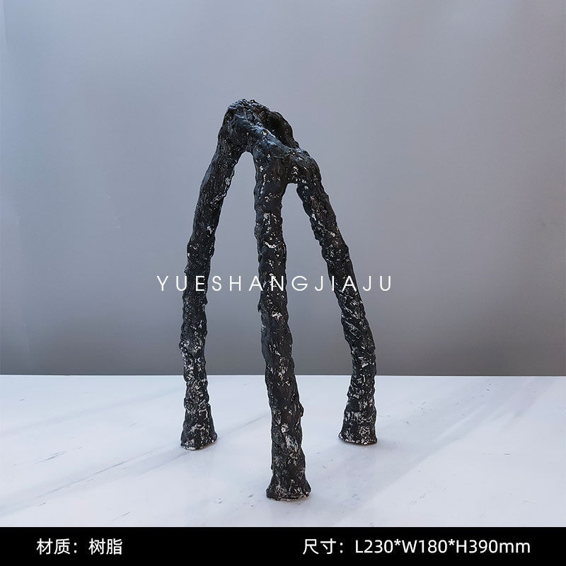 现代创意黑白几何艺术树脂茶几样板间边柜摆件桌面装饰设计师软装,家居饰品,装饰摆件,淘宝优惠券,粉丝福利购,淘宝优惠卷