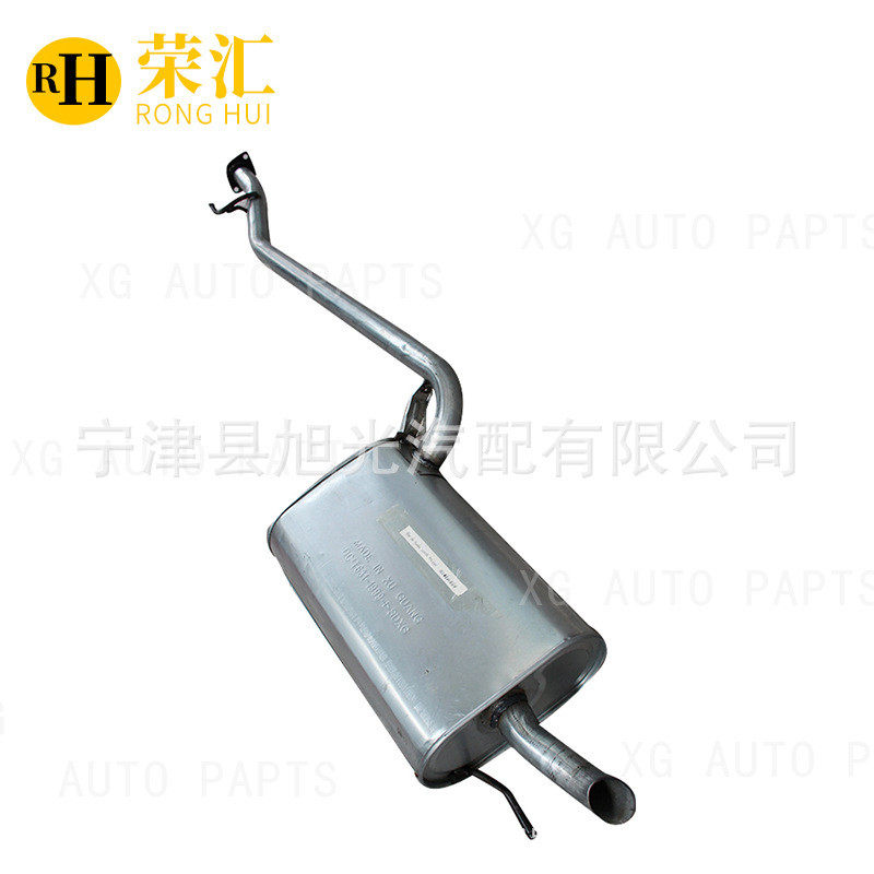 适用现代索塔纳后节排气管 中段消音器 三元催化器 尾节消声器
