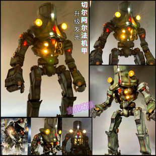 环太平洋豪华发光NECA切尔诺阿尔法机甲可动流浪者儿童手办模型