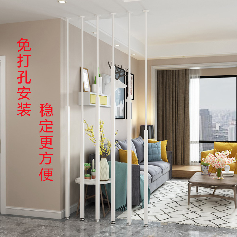 轻奢立柱客厅创意玄关装饰网红金属铁艺隔断墙简约现代北欧屏风