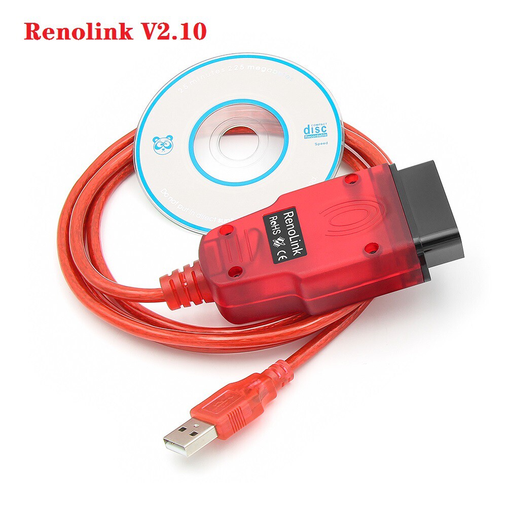 Renolink V2.10 适用于OBD2 Renault ECU Programmer车载编程诊断