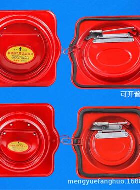 直销厨房160红色烟道止逆阀厕所换气扇防烟防火止回阀防味宝