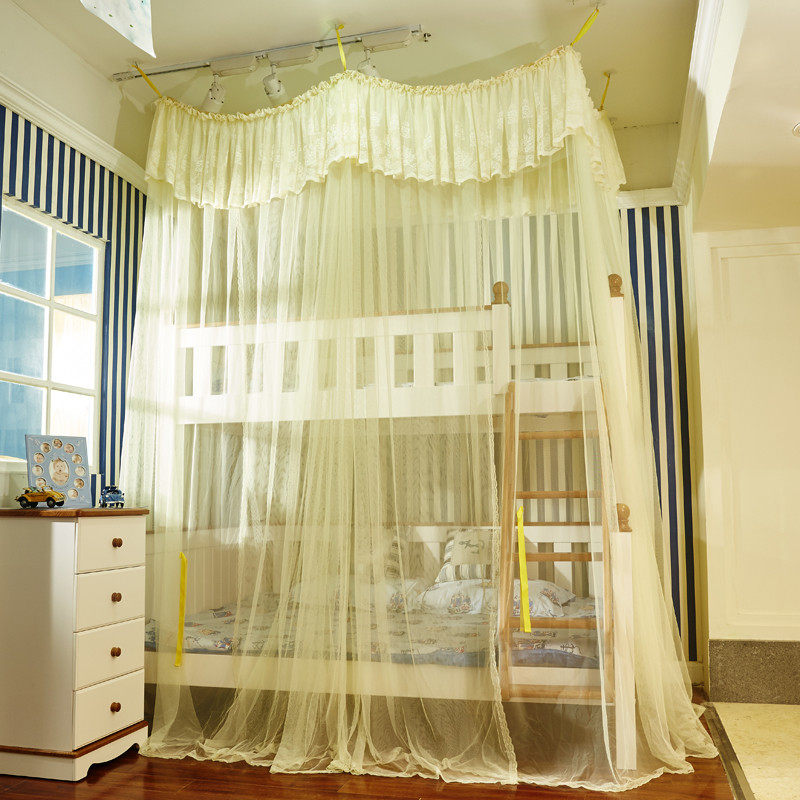 免支架吸顶粘钩式吊顶蚊帐 书柜床上下床高低床子母床儿童床蚊帐,床上用品,蚊帐,淘宝优惠券,粉丝福利购,淘宝优惠卷