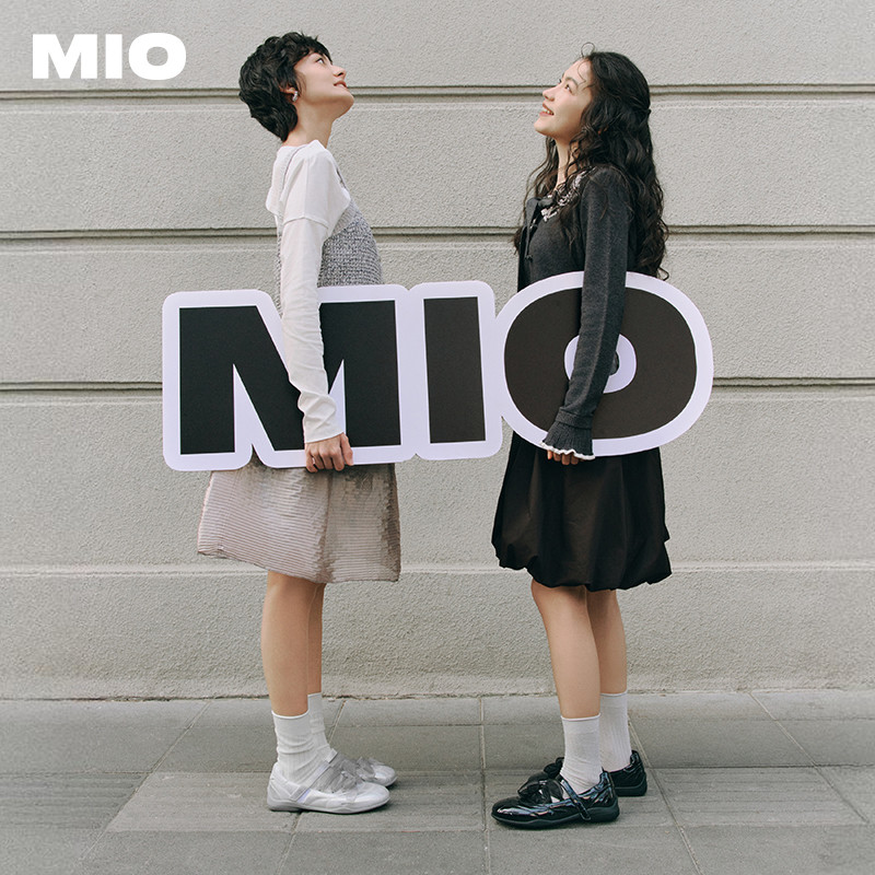 【赵昭仪同款】MIO米奥2025春季新款绑带时尚芭蕾鞋甜美玛丽珍鞋