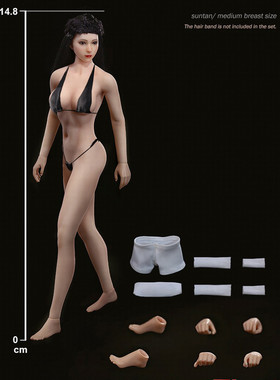 TBLeague头雕1/12机娘包胶女素体6寸可动人偶手办模型兵人PHICEN