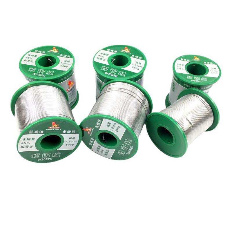 威力狮 0.8mm1.0mm 1.2mm焊丝 无铅锡合金焊锡条 锡丝 锡线W3090A