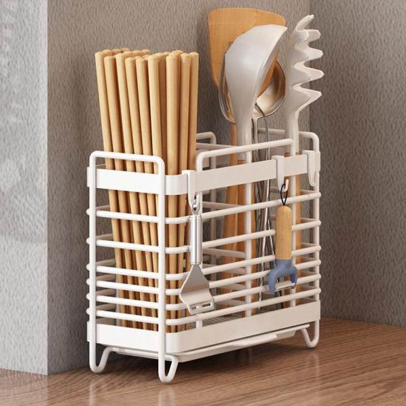 筷笼勺筷子收纳盒筒家用筷餐具壁挂式一体厨房置物架沥水架免安装,厨房/烹饪用具,厨房置物架/置物柜/角架,淘宝优惠券,粉丝福利购,淘宝优惠卷