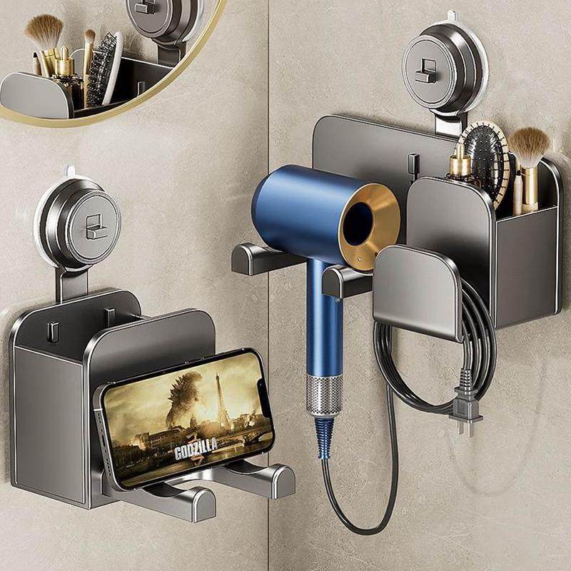免打孔浴室卫生间吹风机置物架收纳架吸盘风机吸盘电吹风支架厕所,家庭/个人清洁工具,吹风机置物架,淘宝优惠券,粉丝福利购,淘宝优惠卷