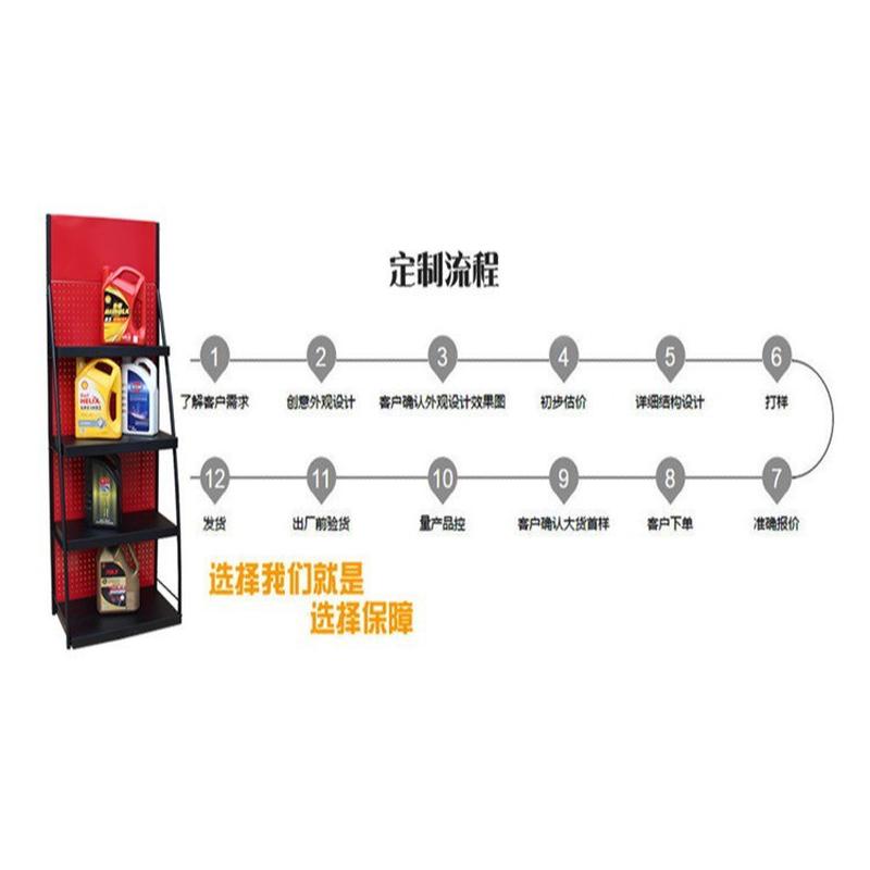 铁质机油展架 五金工具货架产品陈列架 样品展示架超市展架精品架