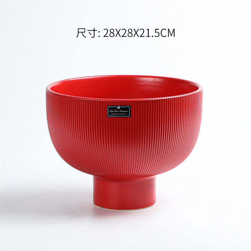 花盆陶盆批發花盆陶瓷高级感蝴蝶兰专用盆阳台盆栽花盆大口径花盆