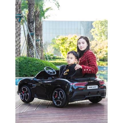 双人亲子儿童电动汽车四轮宝宝可坐大人小孩遥控超大号座车玩具车