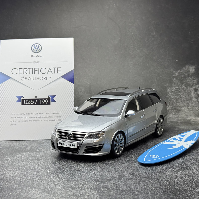 NZG  1:18 大众帕萨特 R36 Passat瓦罐旅行 合金全开汽车模型礼品